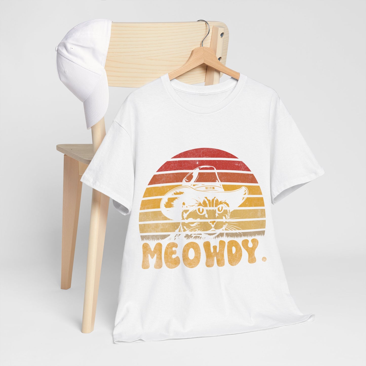 Meowdy T-Shirt - Funny Cowboy Cat Western Tee