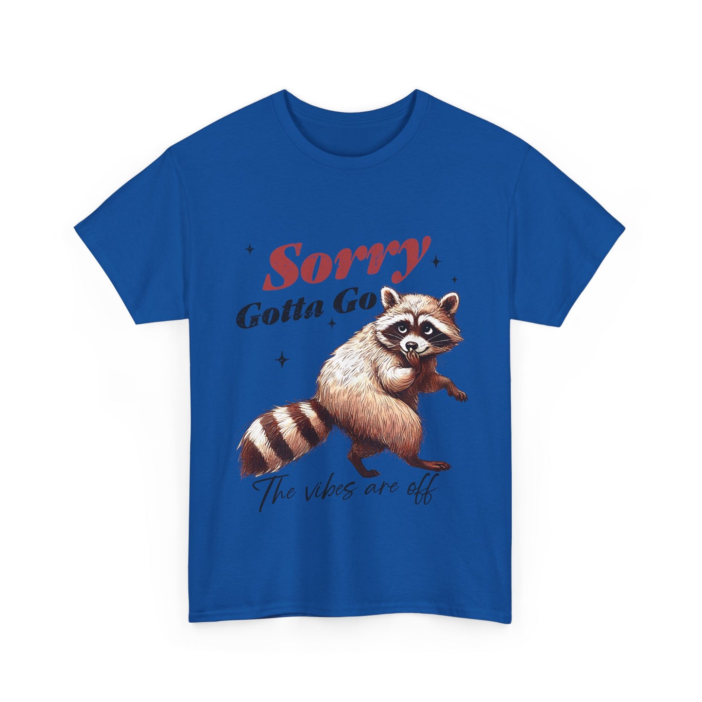 Sorry Raccoon T-Shirt - Cute Awkward Apology Tee
