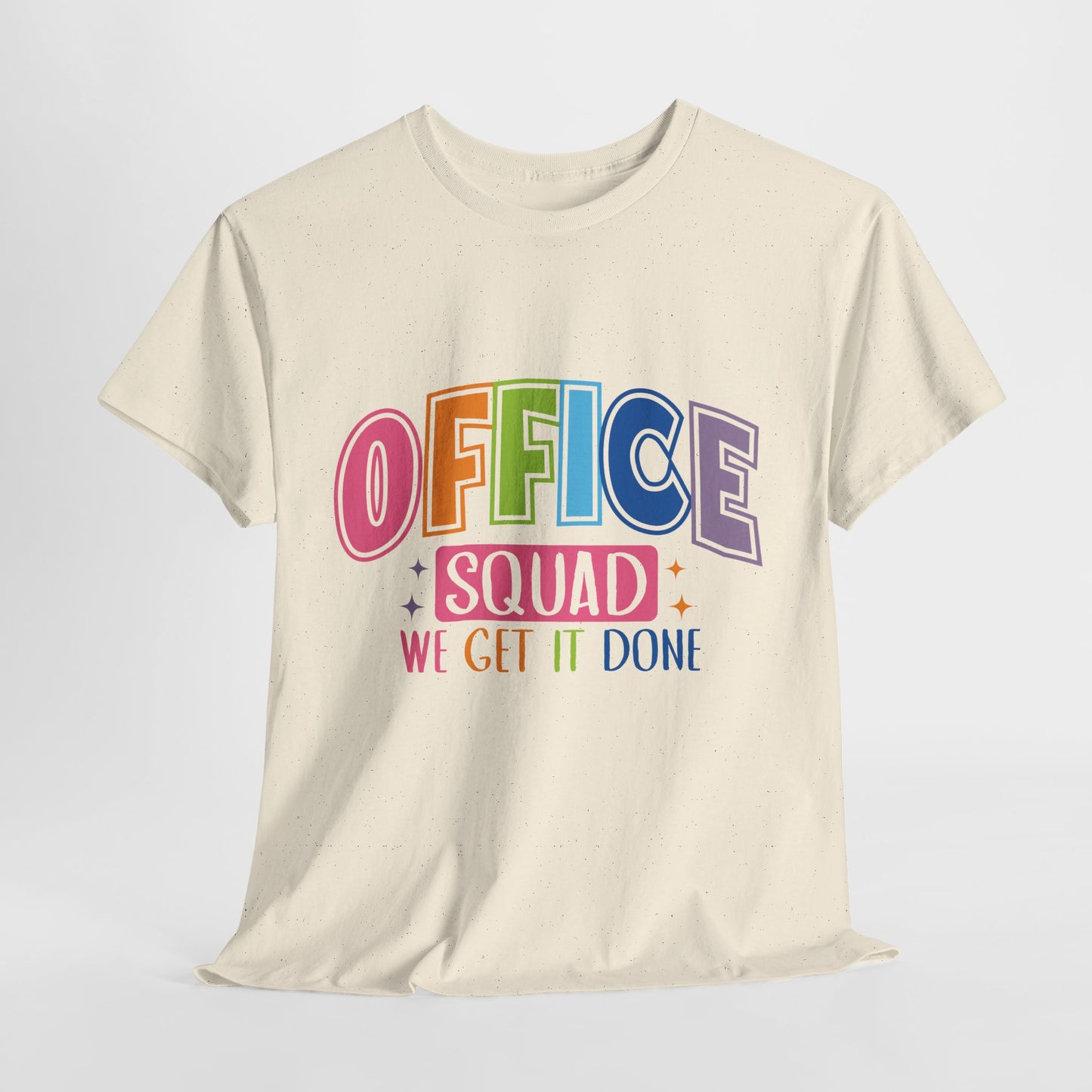 Office Squad Shirt - Colorful Team Admin Tee for Secretaries & School Staff, Funny Office Teamwork Shirt, We Get It Done Gift