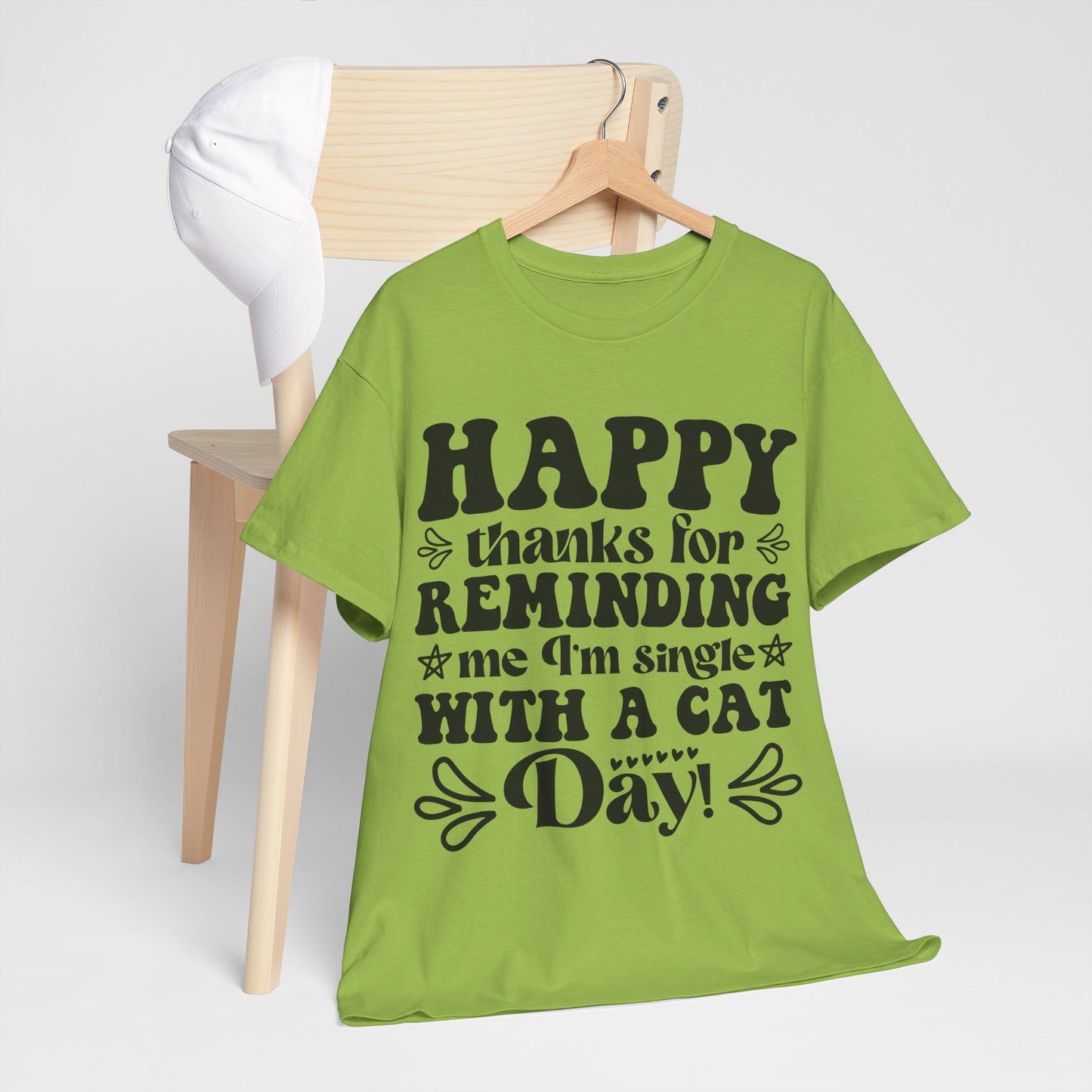 Cattitude Cat T-Shirt - Minimalist Sassy Line Art Tee