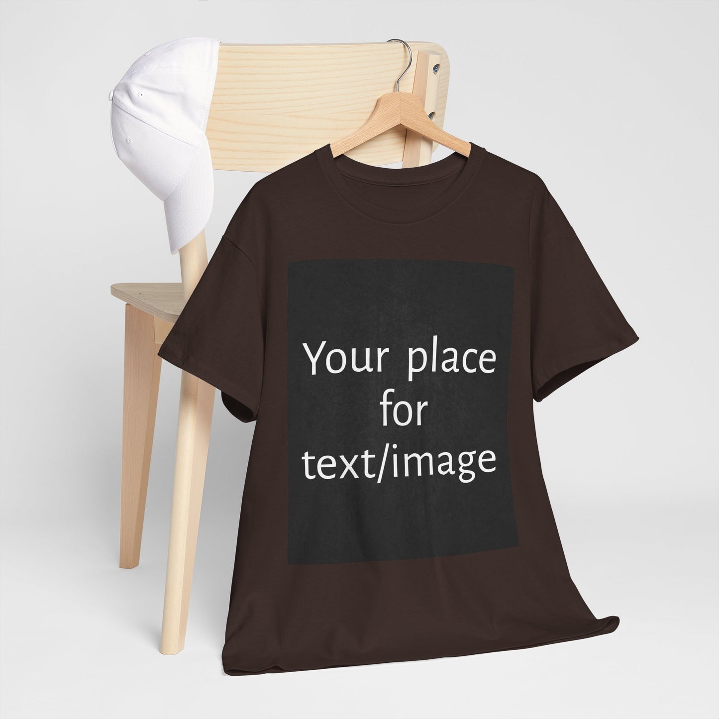 Machen Sie es zu Ihrem – Individuelles T-Shirt mit Vorder- und Rückseite | Personalisiertes T-Shirt für Fotos, Text oder Logos – Ihre Kunst, Ihr T-Shirt