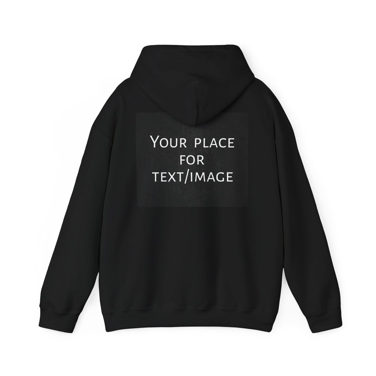 Bluza z kapturem z nadrukiem z przodu i/lub z tyłu – spersonalizowana bluza z tekstem lub obrazem, wyjątkowy prezent, spersonalizowana bluza unisex z kapturem na imprezy, logo i nie tylko