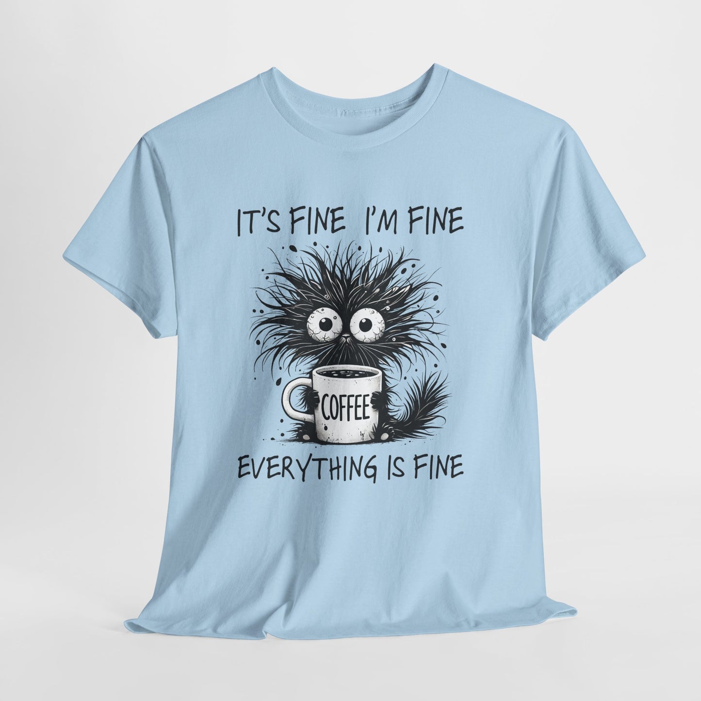 Caffeine Chaos Monster T-Shirt - Funny Coffee Tee