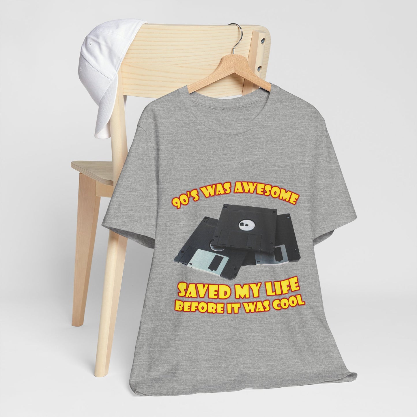 T-Shirt „Rettete mein Leben, bevor es cool war“ – Retro-Diskette