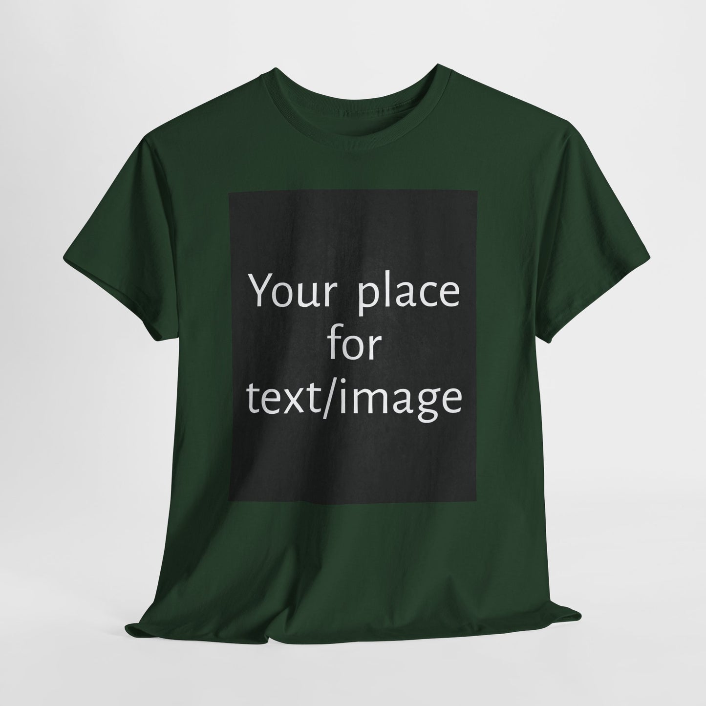Machen Sie es zu Ihrem – Individuelles T-Shirt mit Vorder- und Rückseite | Personalisiertes T-Shirt für Fotos, Text oder Logos – Ihre Kunst, Ihr T-Shirt