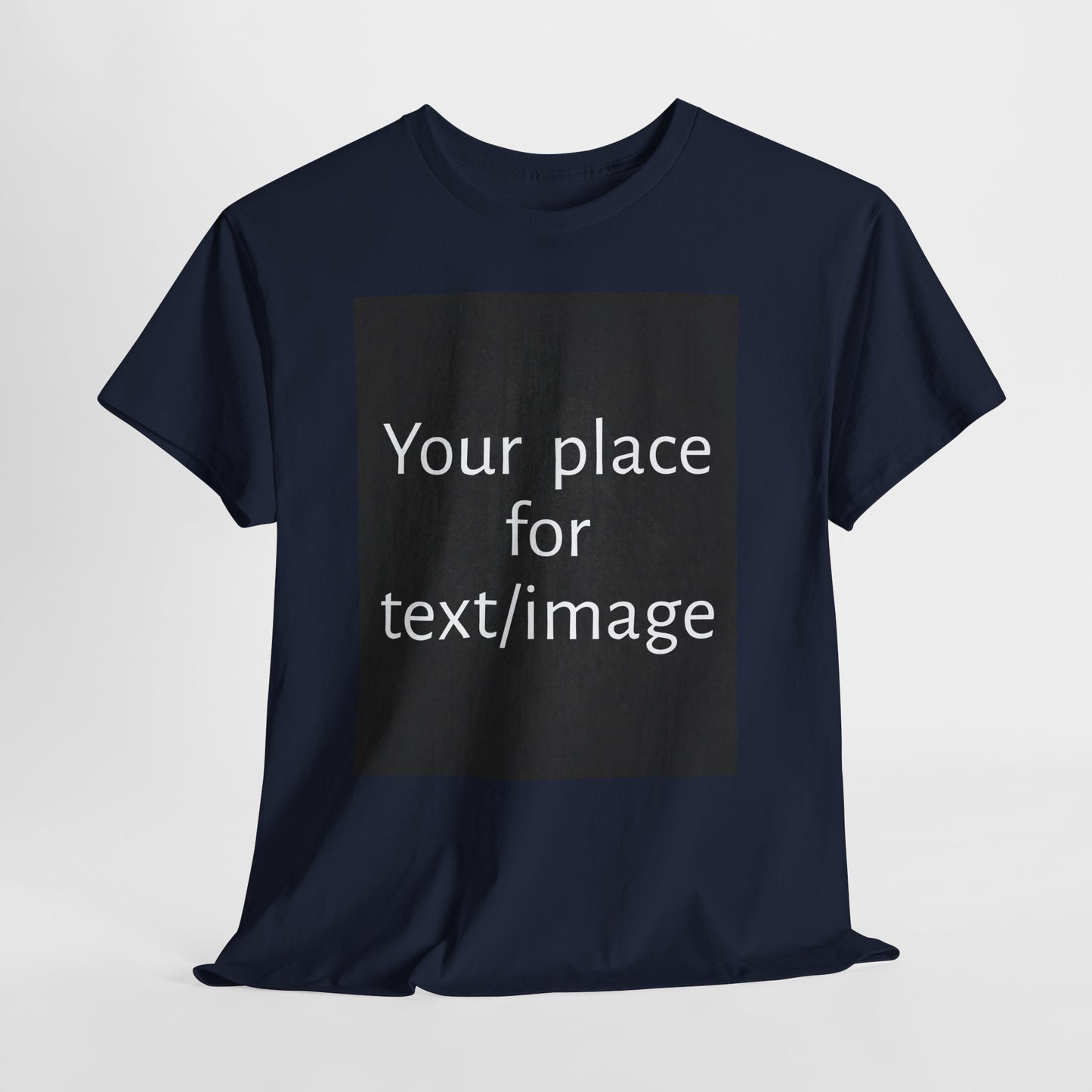 Machen Sie es zu Ihrem – Individuelles T-Shirt mit Vorder- und Rückseite | Personalisiertes T-Shirt für Fotos, Text oder Logos – Ihre Kunst, Ihr T-Shirt