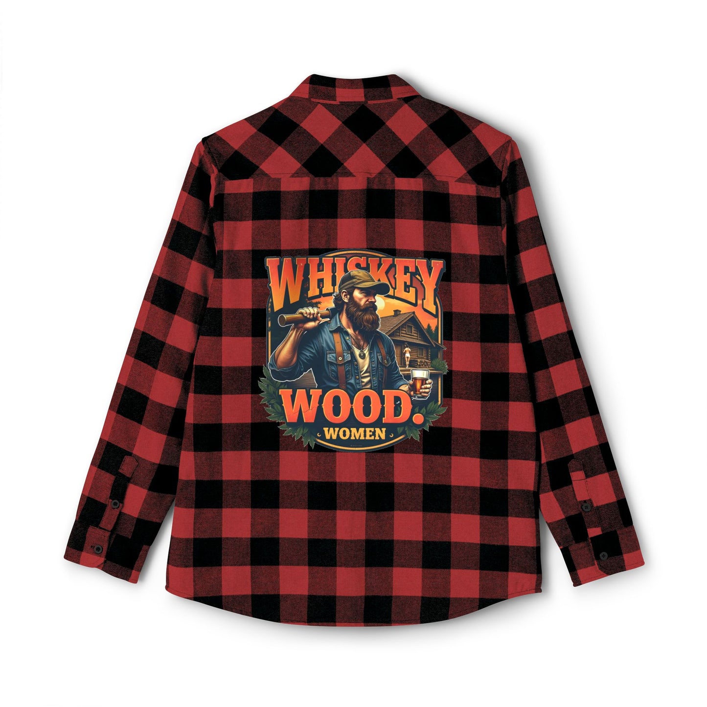 Whiskey. Wood. Women. - Vintage Redneck Country Shirt for Lumberjack Lovers & Whiskey Drinkers