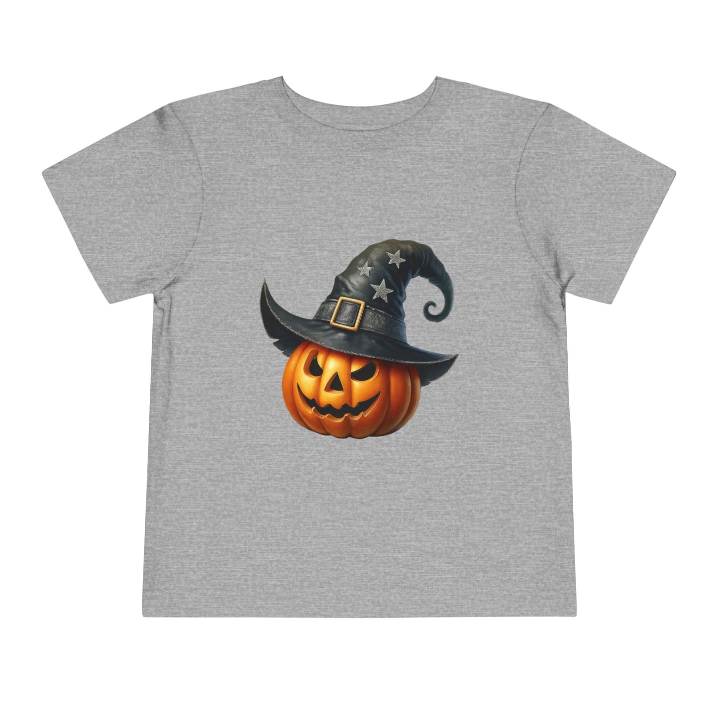 Witch Hat Pumpkin Kids T-Shirt - Smiling Jack O' Lantern Toddler Tee
