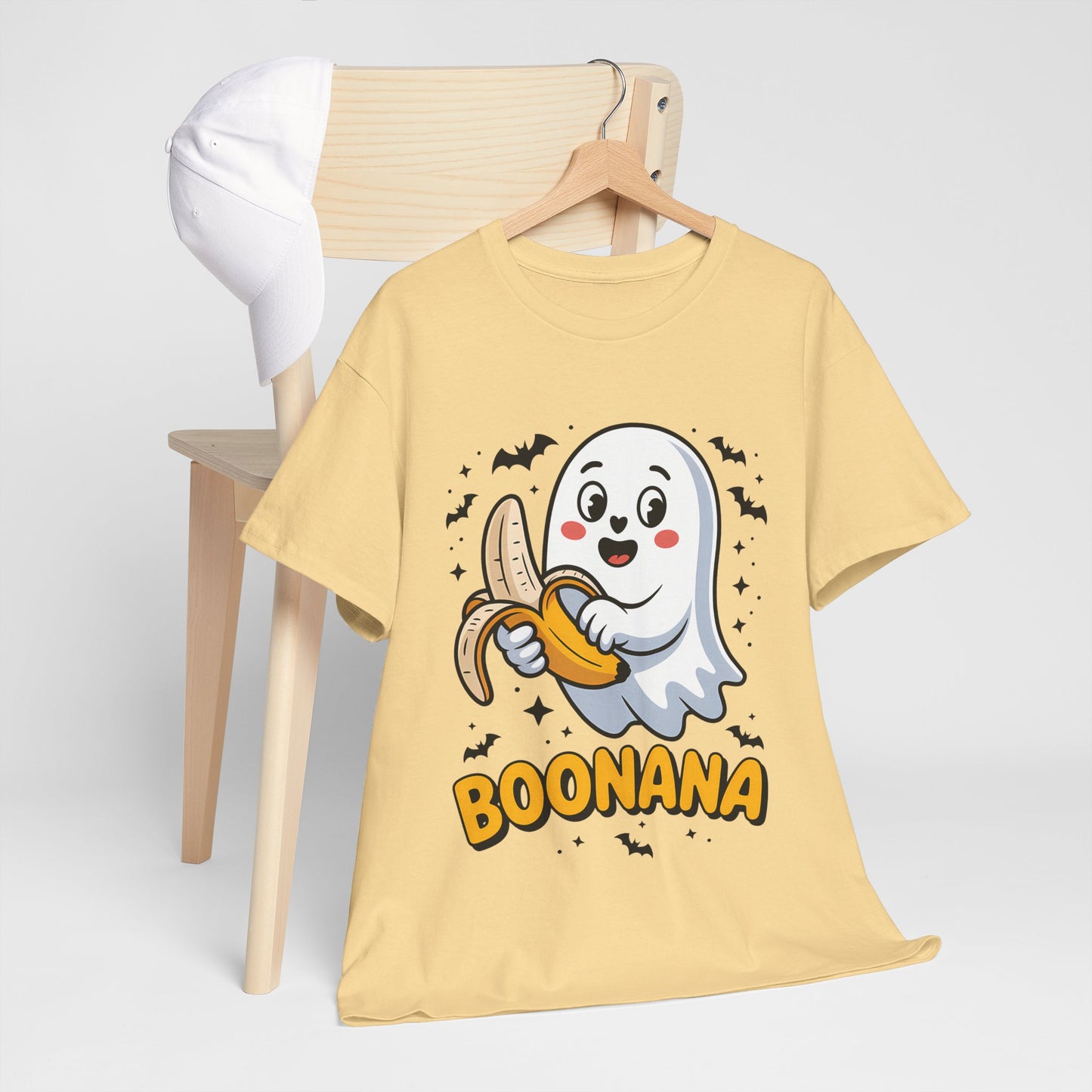 Boonana Ghost T-Shirt - Cute Halloween Banana Pun Tee