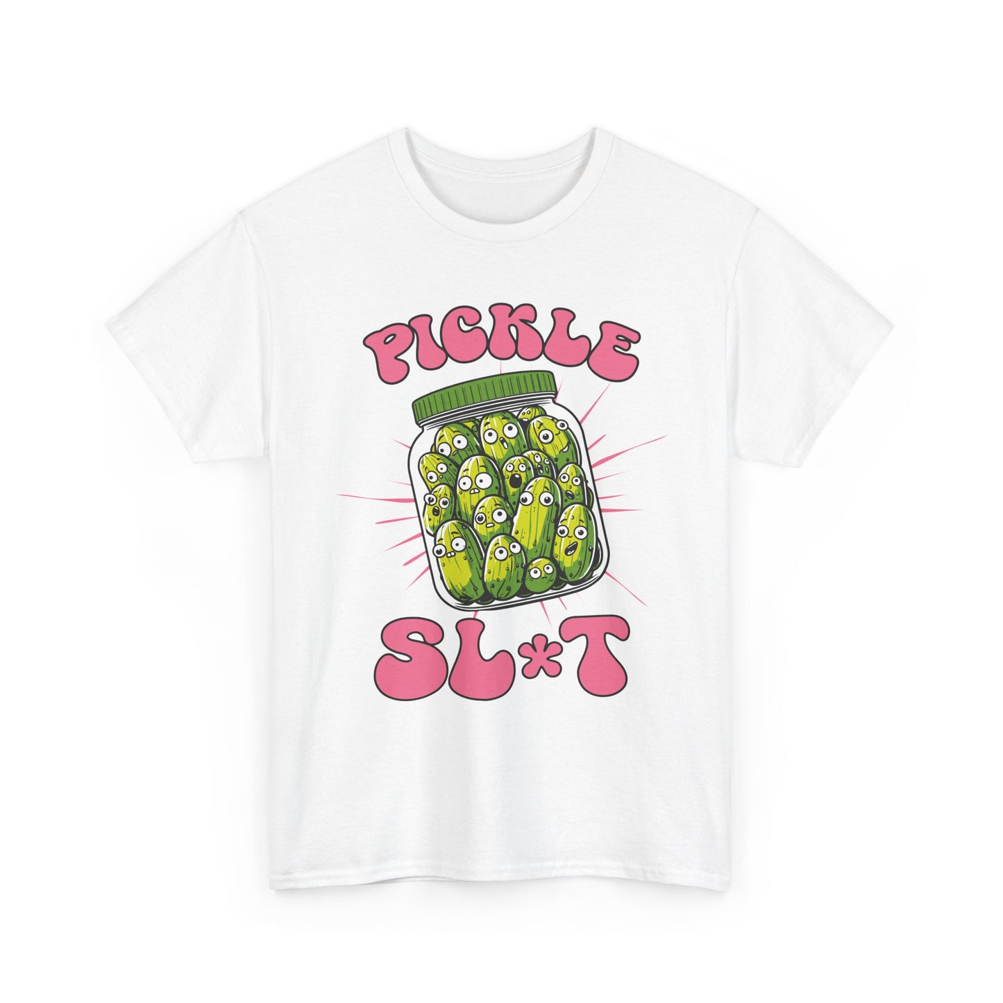Pickle Lover Funny Shirt - Spicy Pickle Jar Graphic Tee for Women, Sarcastic Adult Humor Gift, Foodie Party T-Shirt