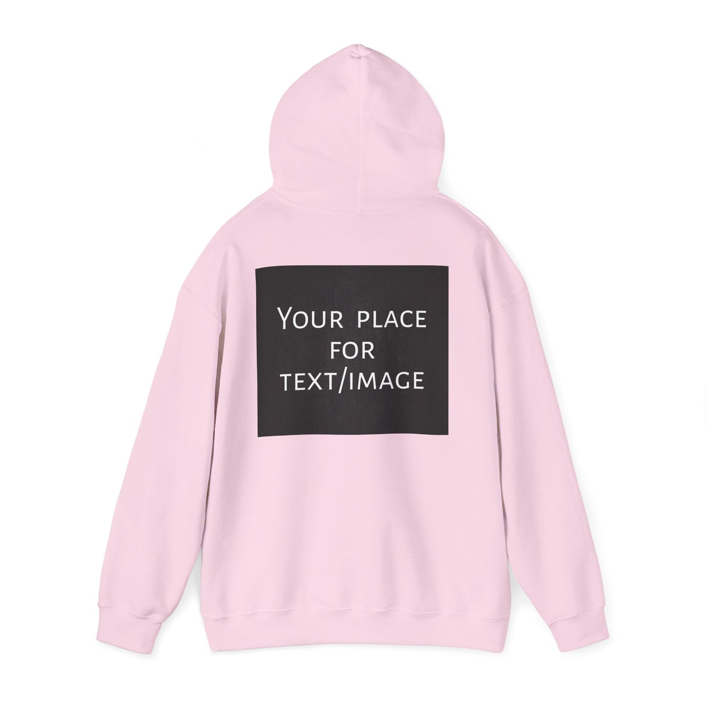 Bluza z kapturem z nadrukiem z przodu i/lub z tyłu – spersonalizowana bluza z tekstem lub obrazem, wyjątkowy prezent, spersonalizowana bluza unisex z kapturem na imprezy, logo i nie tylko