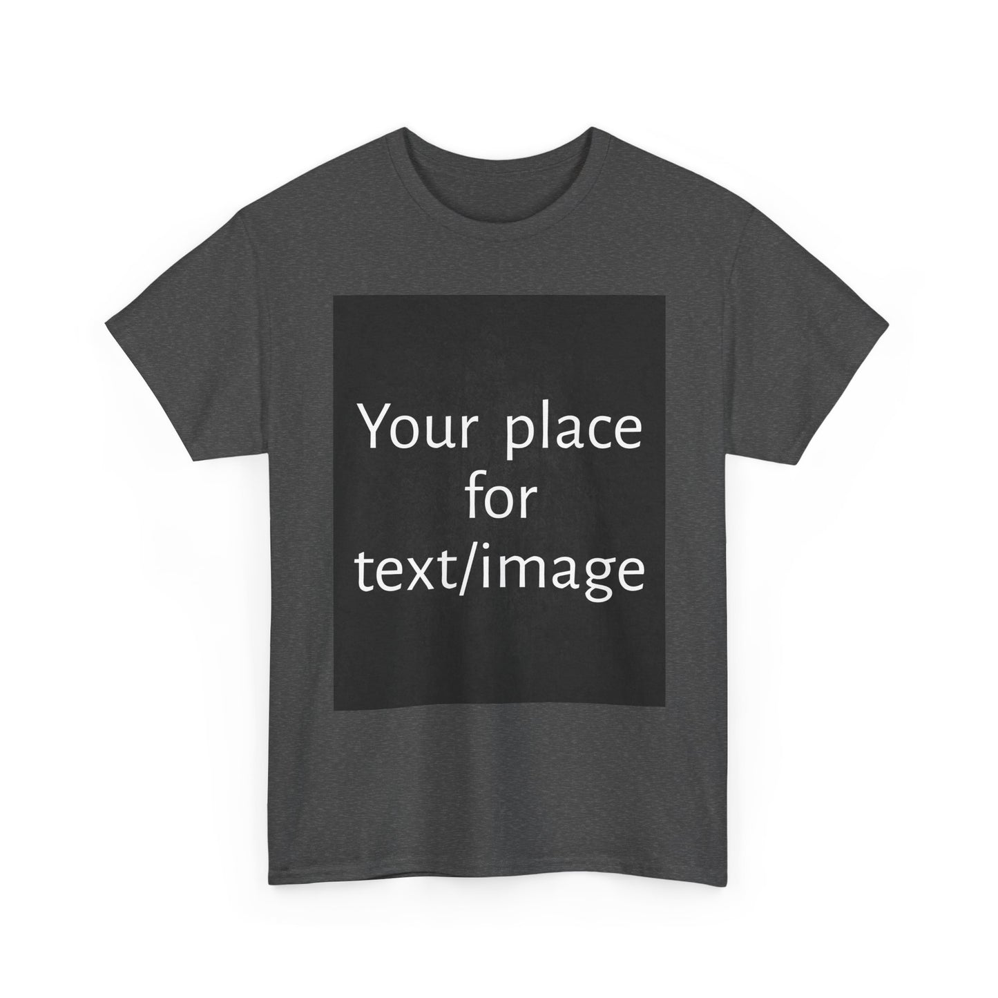 Machen Sie es zu Ihrem – Individuelles T-Shirt mit Vorder- und Rückseite | Personalisiertes T-Shirt für Fotos, Text oder Logos – Ihre Kunst, Ihr T-Shirt