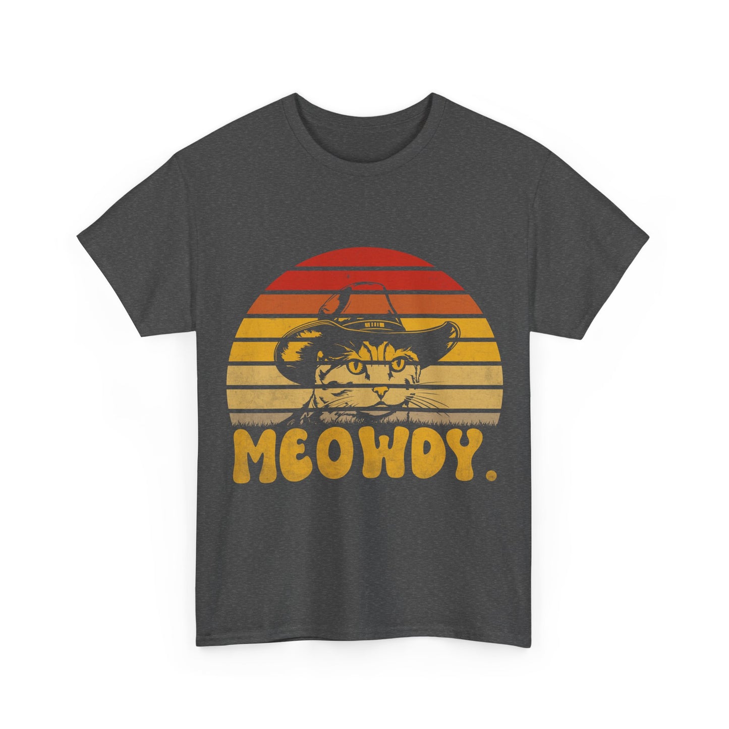 Meowdy T-Shirt - Funny Cowboy Cat Western Tee