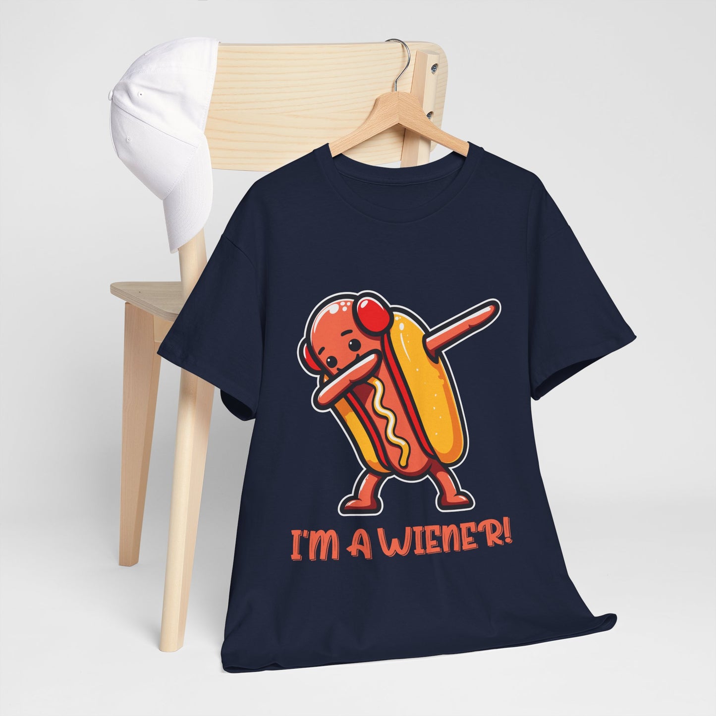 I'm a Wiener Hot Dog T-Shirt - Funny BBQ Pun Kawaii Tee