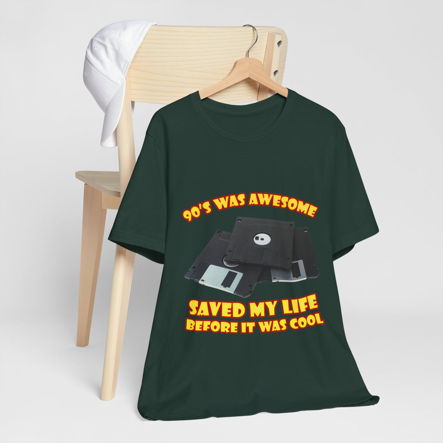 T-Shirt „Rettete mein Leben, bevor es cool war“ – Retro-Diskette