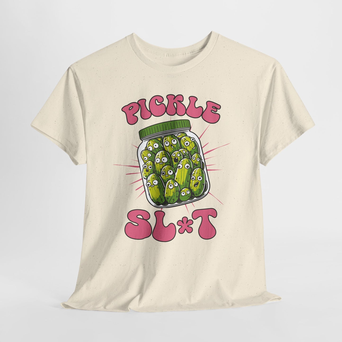 Pickle Lover Funny Shirt - Spicy Pickle Jar Graphic Tee for Women, Sarcastic Adult Humor Gift, Foodie Party T-Shirt