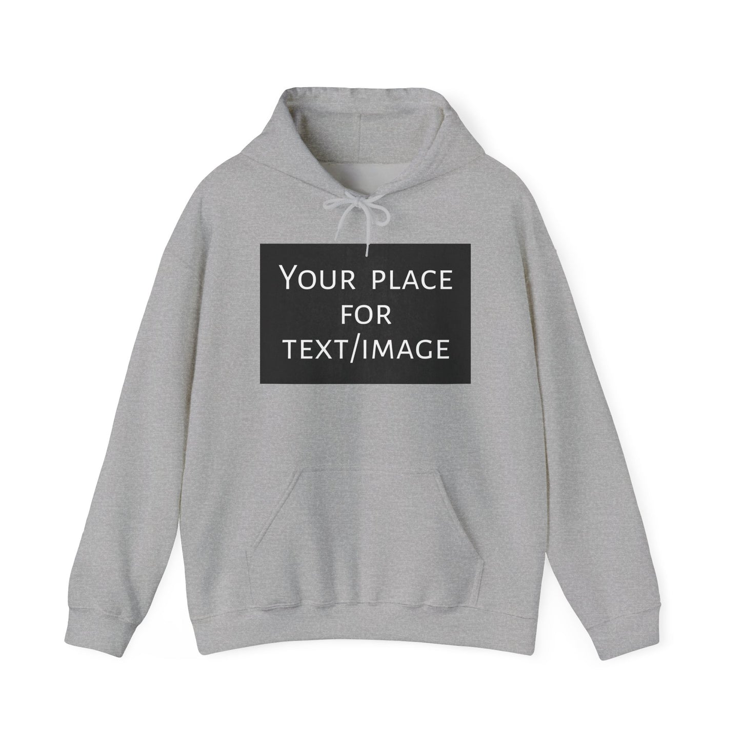 Bluza z kapturem z nadrukiem z przodu i/lub z tyłu – spersonalizowana bluza z tekstem lub obrazem, wyjątkowy prezent, spersonalizowana bluza unisex z kapturem na imprezy, logo i nie tylko