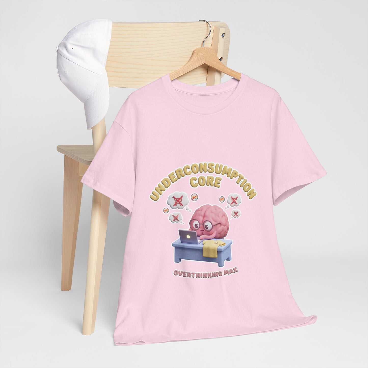 „Überdenken Max“-Shirt – T-Shirt mit dem Meme „Unterkonsumtion“