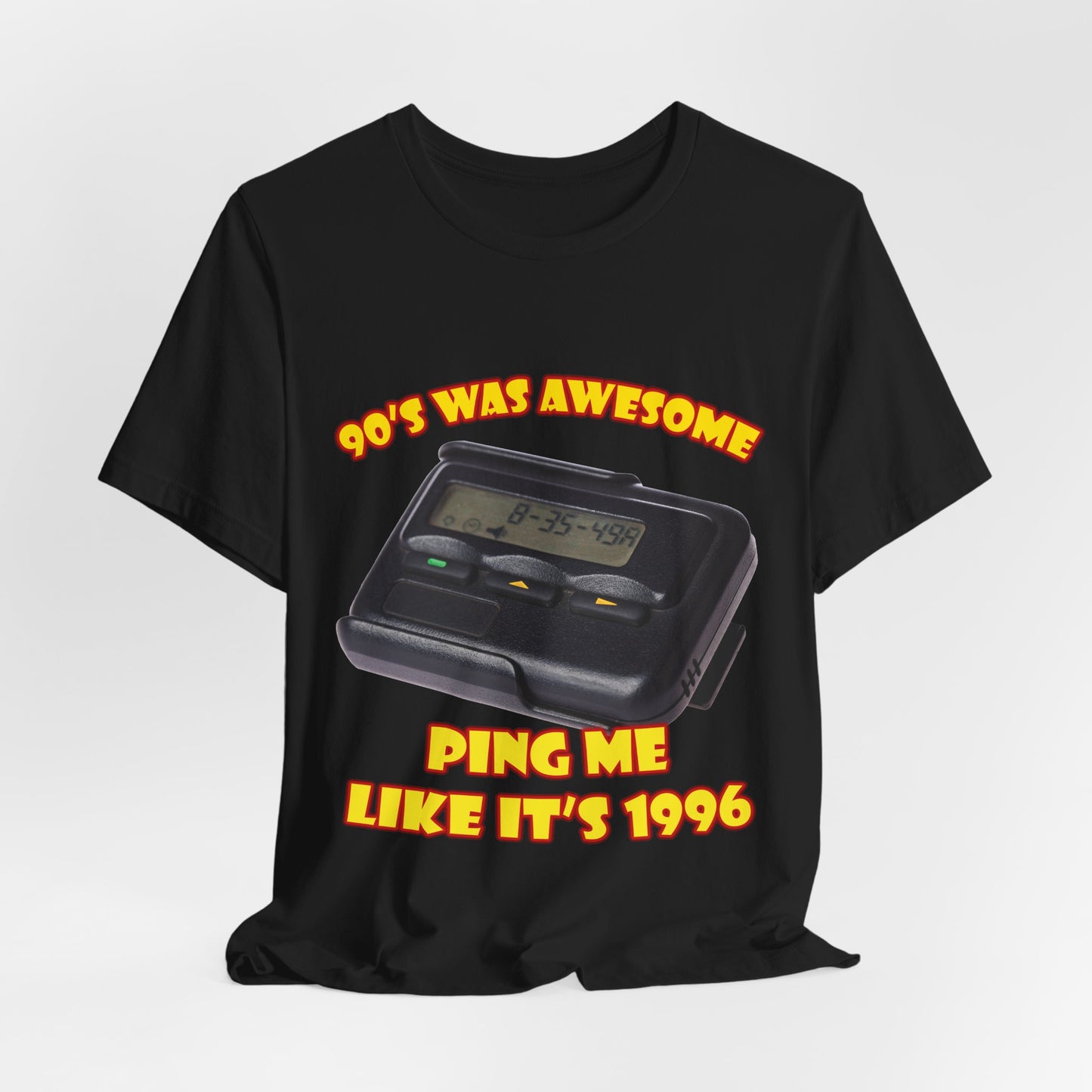 Ping Me Like It's 1996 T-Shirt - Retro Pager Tee