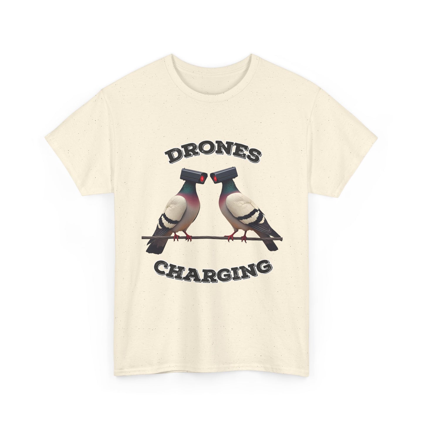 Drohnen laden Shirt - Lustiges Taubenkamera-Meme-T-Shirt
