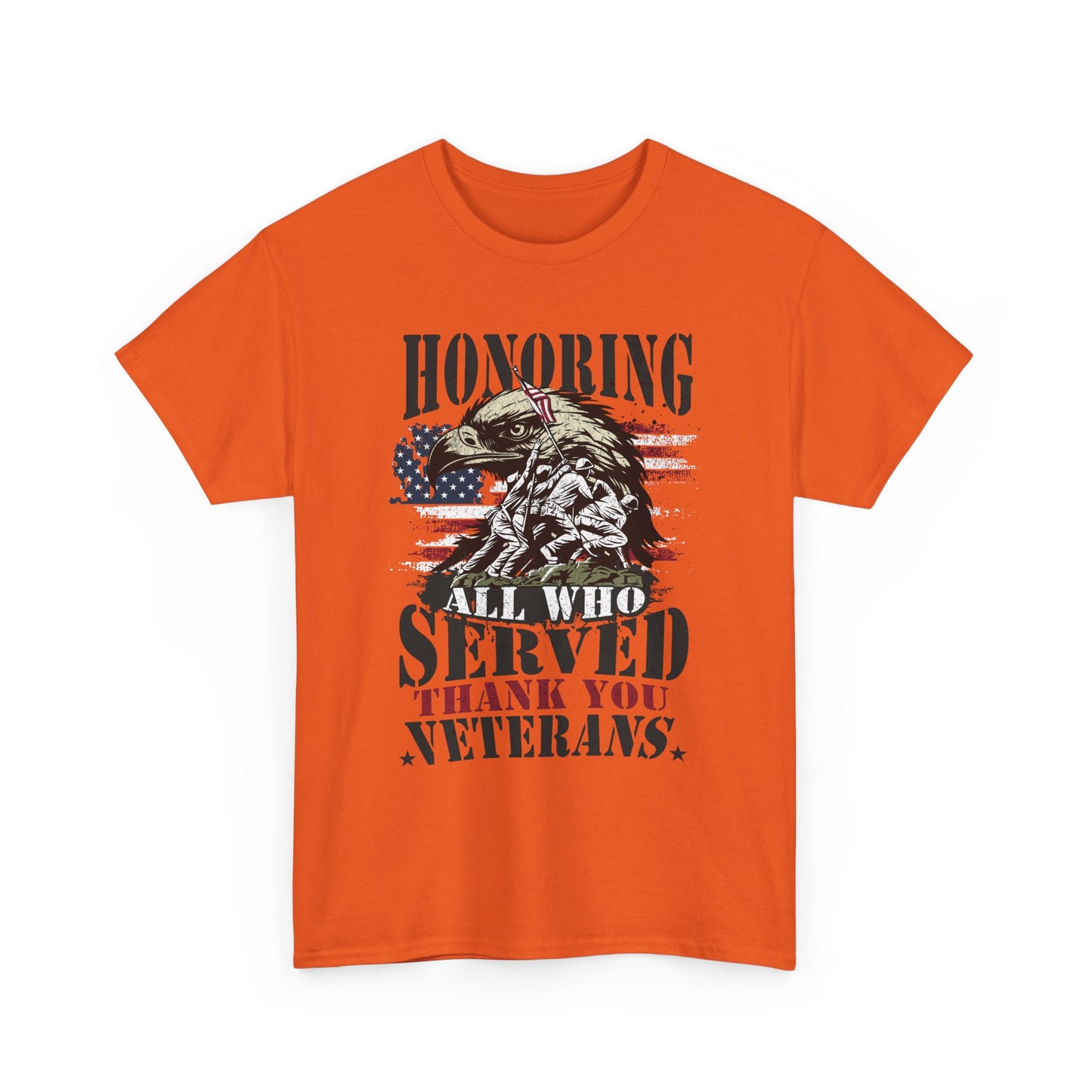 Thank You Veterans T-Shirt - Eagle, Flag & Iwo Jima Tribute Tee