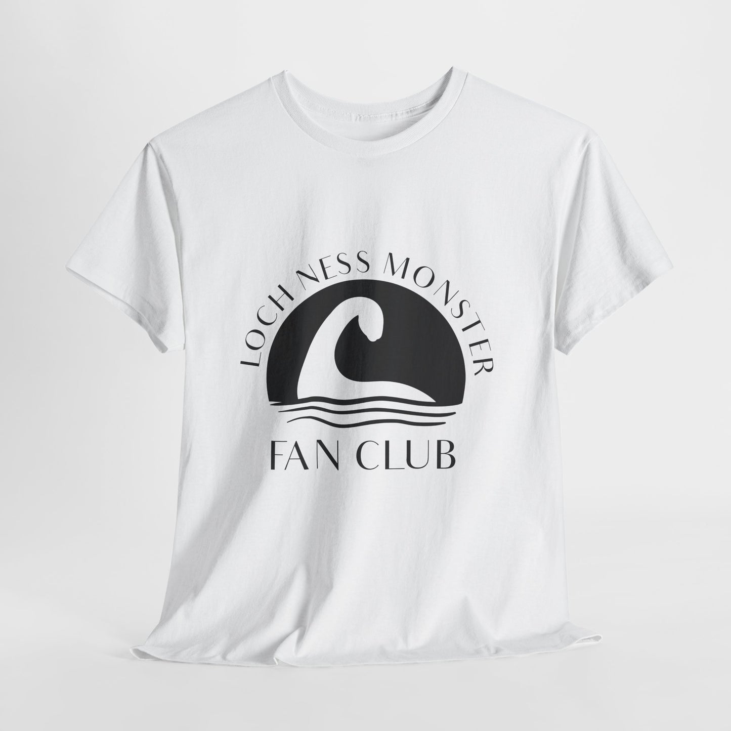 Loch Ness Monster T-Shirt - Minimal Nessie Line Art Scotland Tee