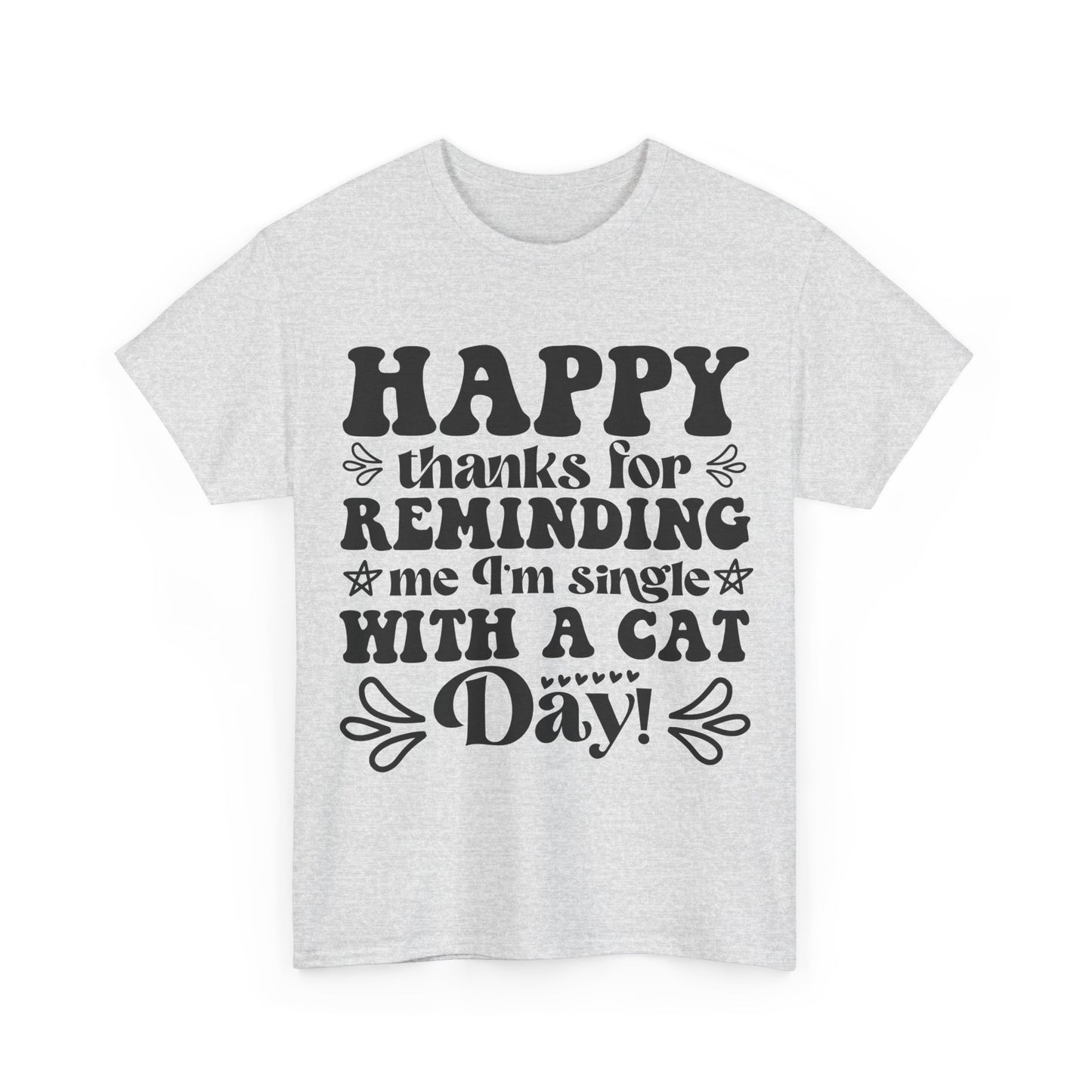 Cattitude Cat T-Shirt - Minimalist Sassy Line Art Tee