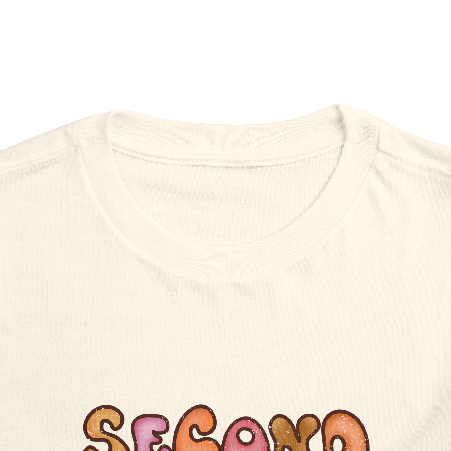 Second Grade Bubble Letters T-Shirt | Cute Retro Kawaii Back to School Kids Tee