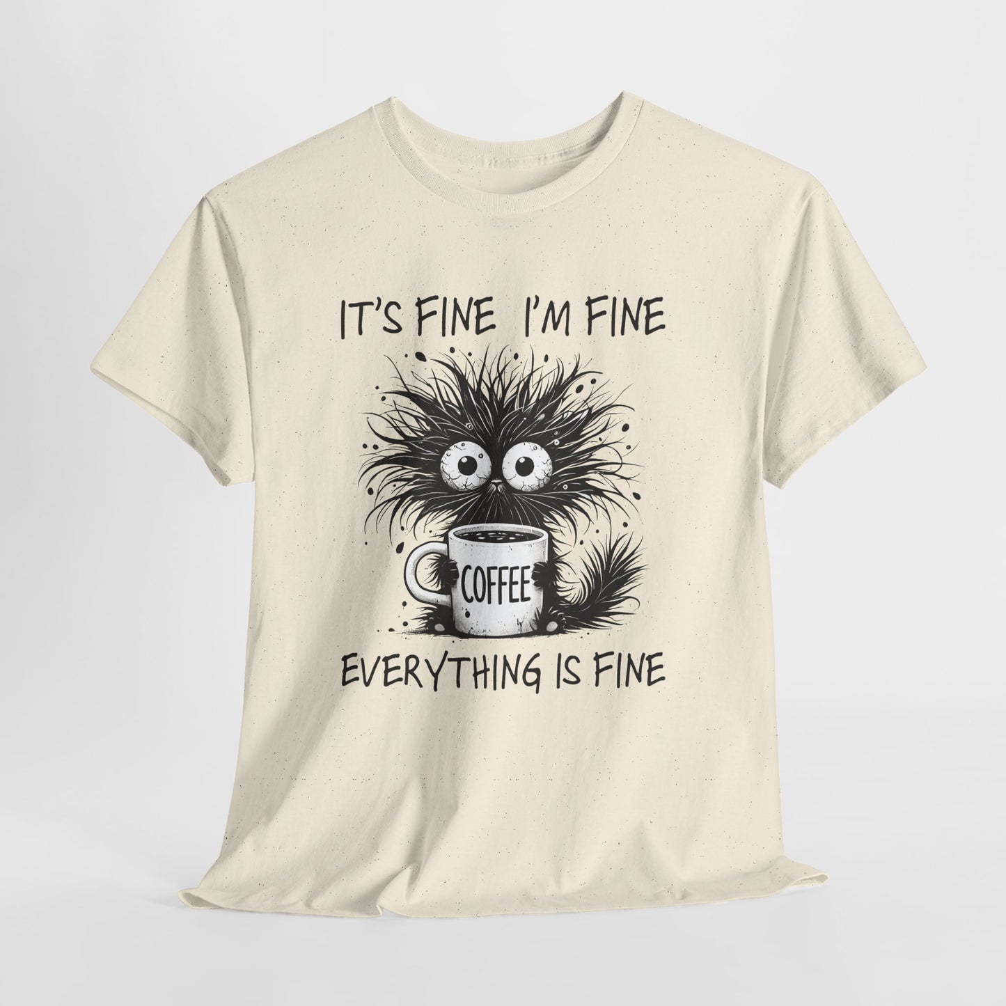 Caffeine Chaos Monster T-Shirt - Funny Coffee Tee