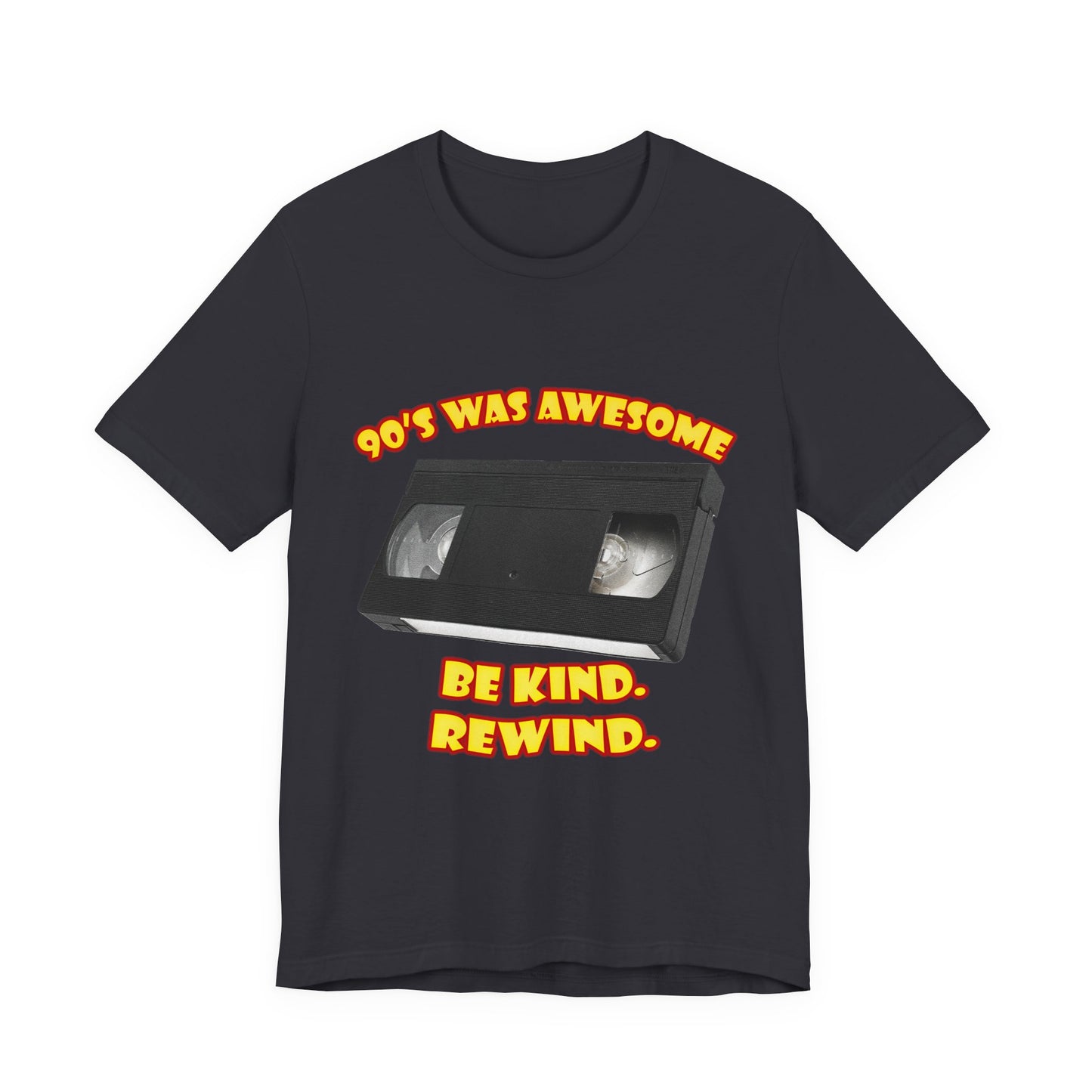 Be Kind Rewind T-Shirt - Retro VHS 90s Tee