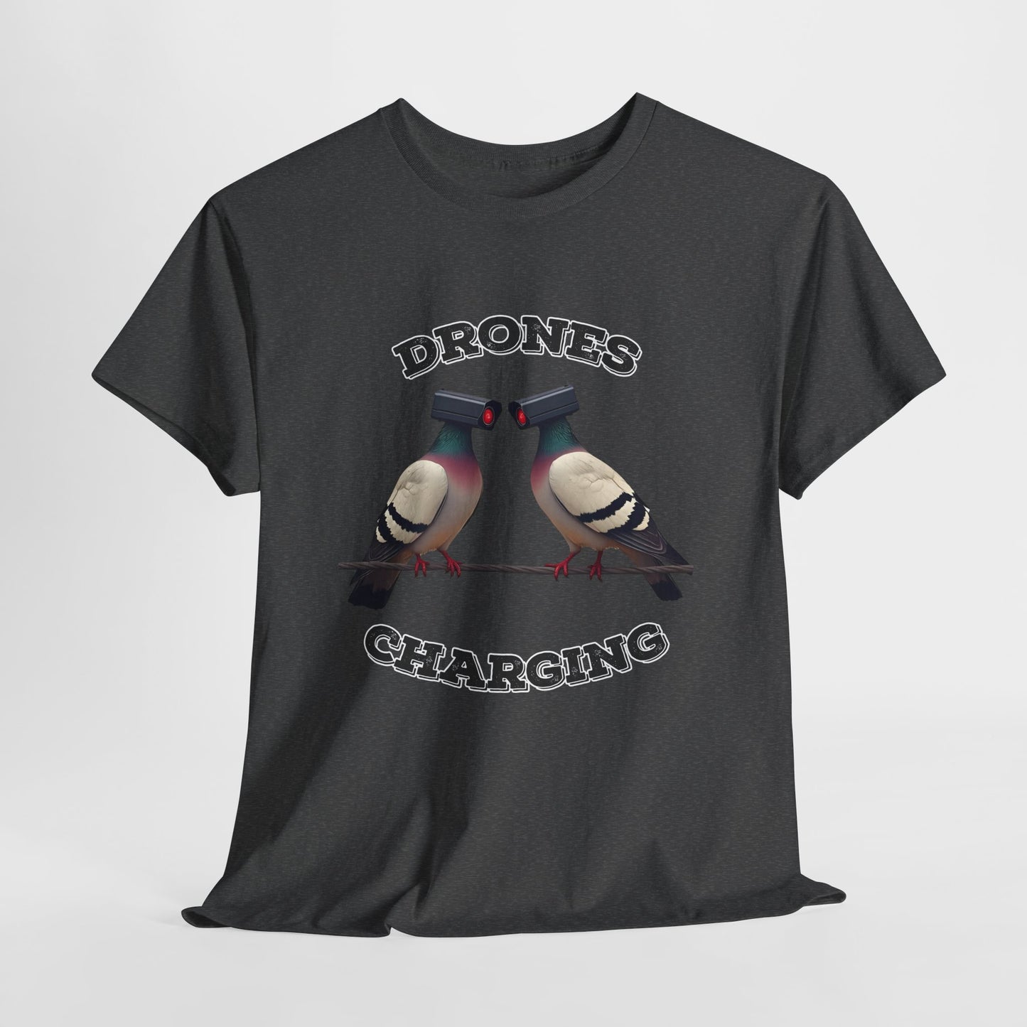 Drohnen laden Shirt - Lustiges Taubenkamera-Meme-T-Shirt