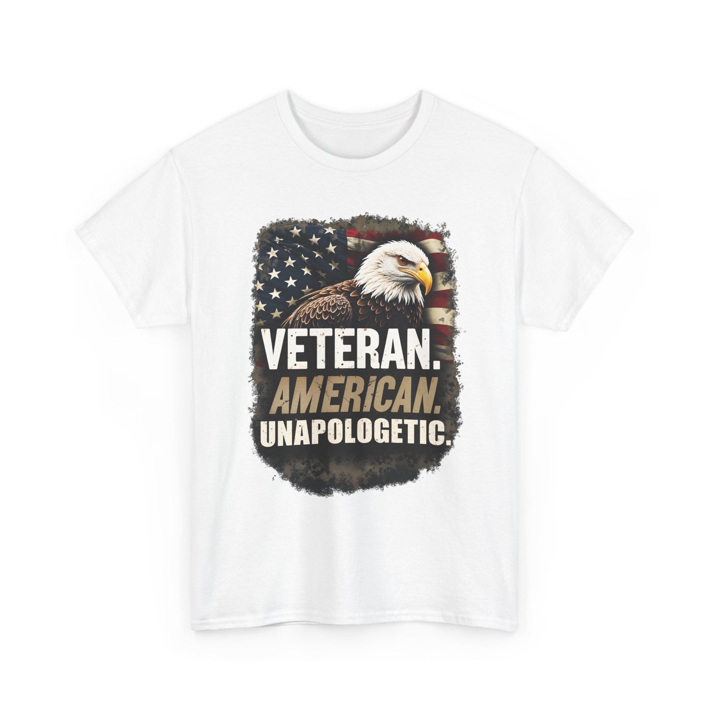American Bold Veteran T-Shirt - Patriotic Military USA Pride Tee