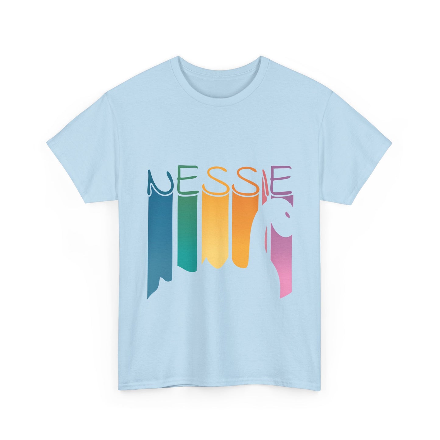 Nessie T-Shirt - Loch Ness Monster Retro Rainbow Tee