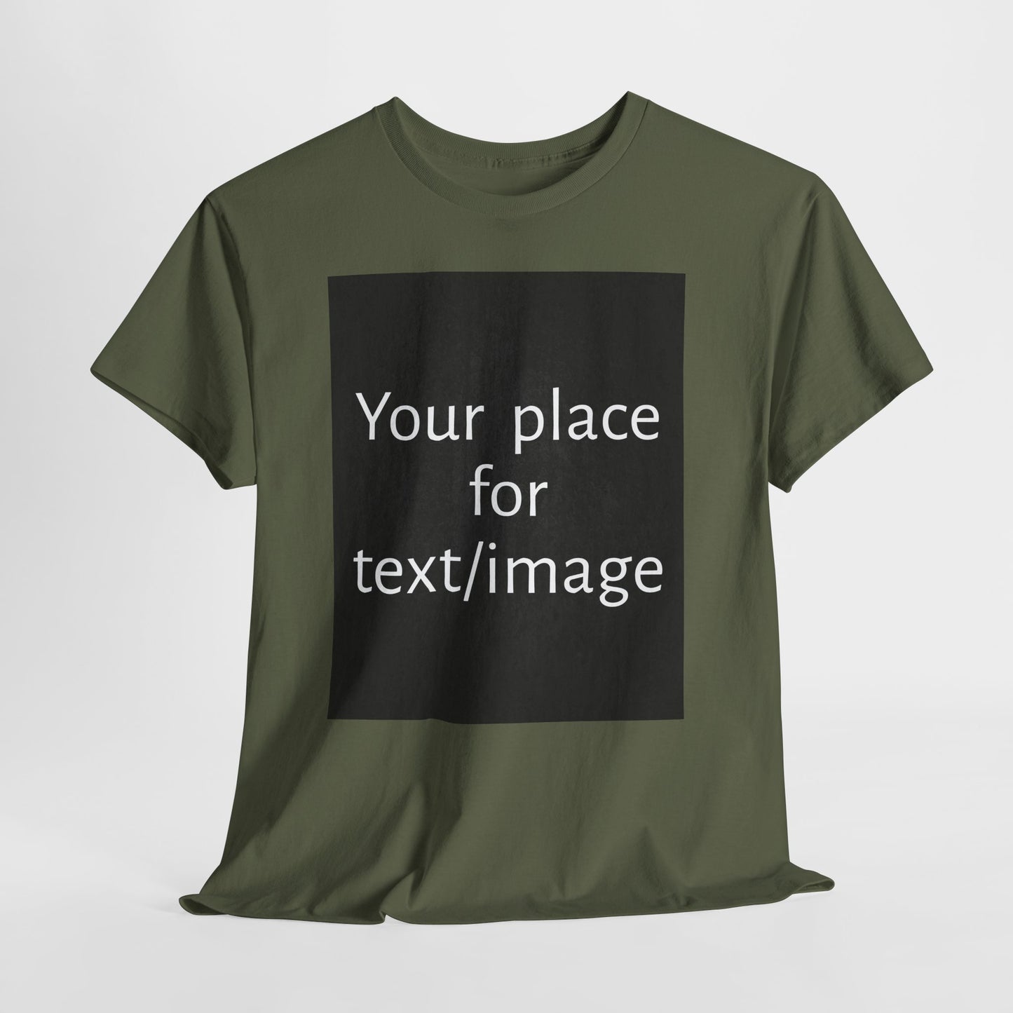 Machen Sie es zu Ihrem – Individuelles T-Shirt mit Vorder- und Rückseite | Personalisiertes T-Shirt für Fotos, Text oder Logos – Ihre Kunst, Ihr T-Shirt