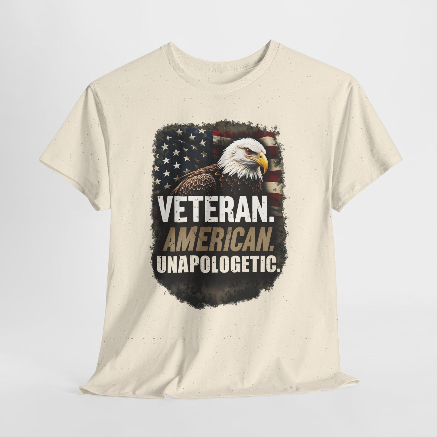 American Bold Veteran T-Shirt - Patriotic Military USA Pride Tee
