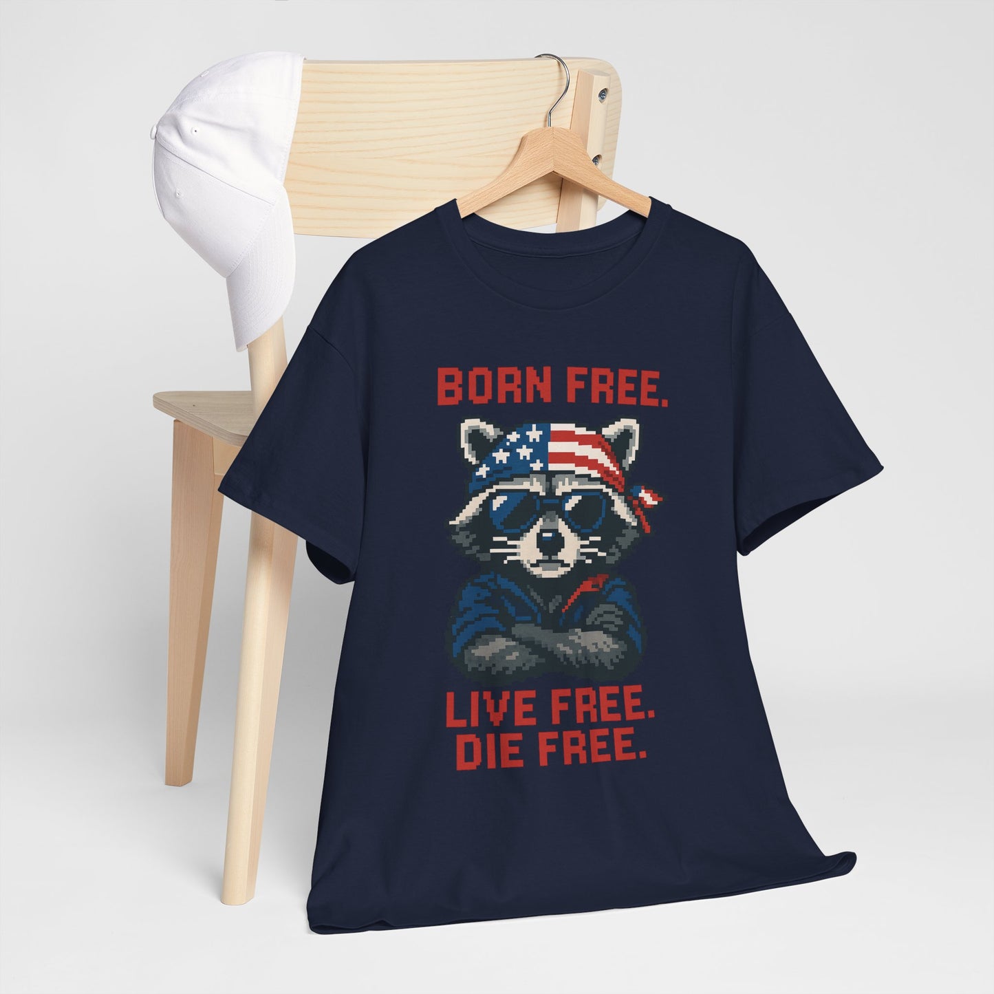 Born Live Die Free T-Shirt - Patriotic Liberty USA Pride Tee
