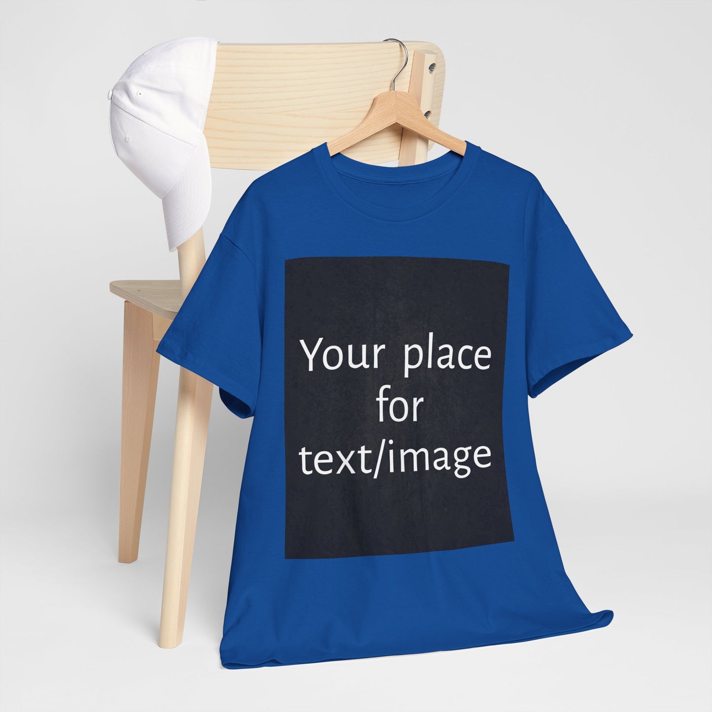Machen Sie es zu Ihrem – Individuelles T-Shirt mit Vorder- und Rückseite | Personalisiertes T-Shirt für Fotos, Text oder Logos – Ihre Kunst, Ihr T-Shirt