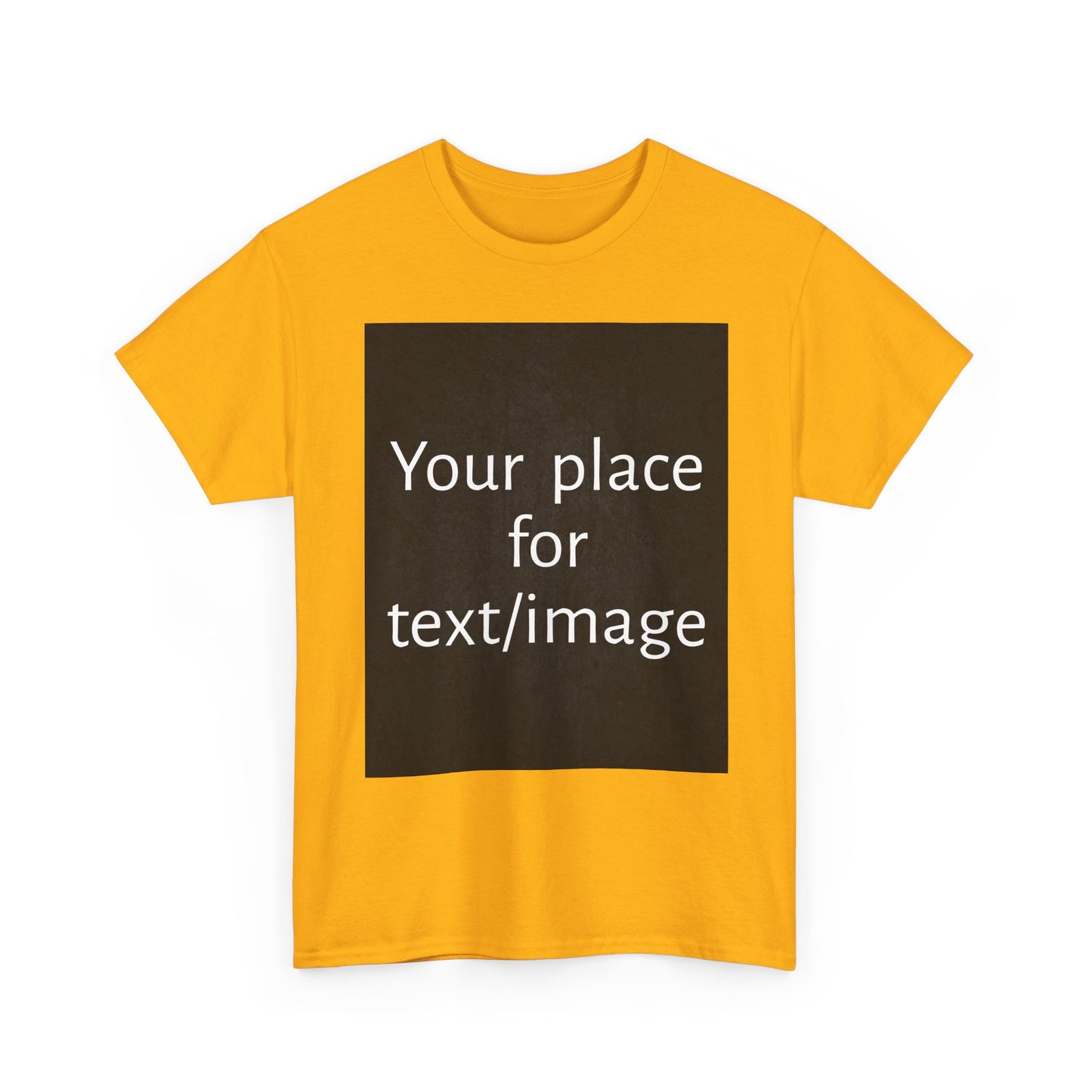Machen Sie es zu Ihrem – Individuelles T-Shirt mit Vorder- und Rückseite | Personalisiertes T-Shirt für Fotos, Text oder Logos – Ihre Kunst, Ihr T-Shirt