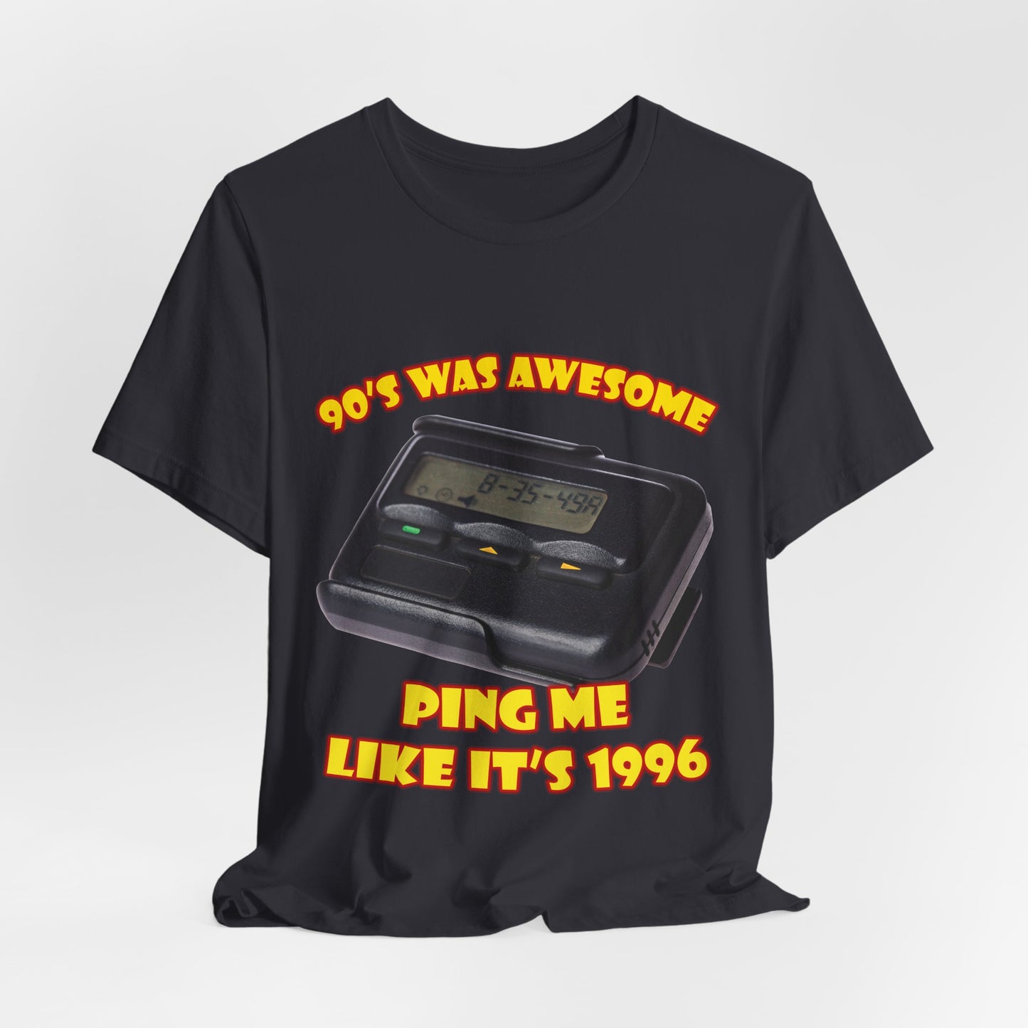 Ping Me Like It's 1996 T-Shirt - Retro Pager Tee
