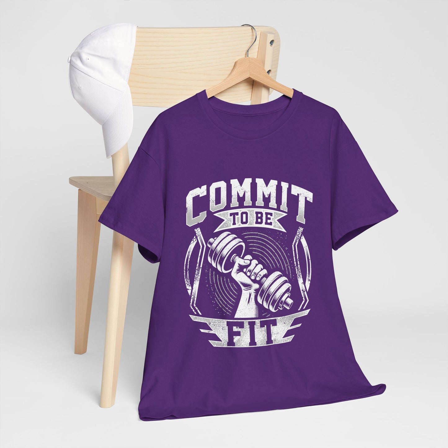 Commit to Be Fit Shirt - Motivational Gym Tee