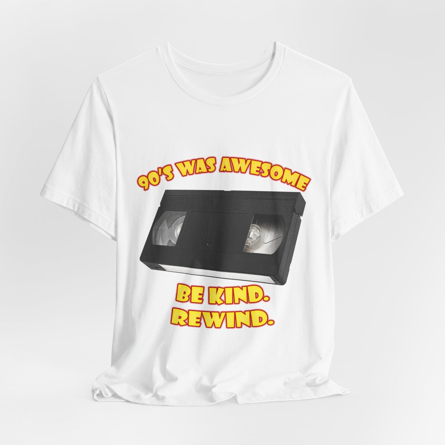 Be Kind Rewind T-Shirt - Retro VHS 90s Tee