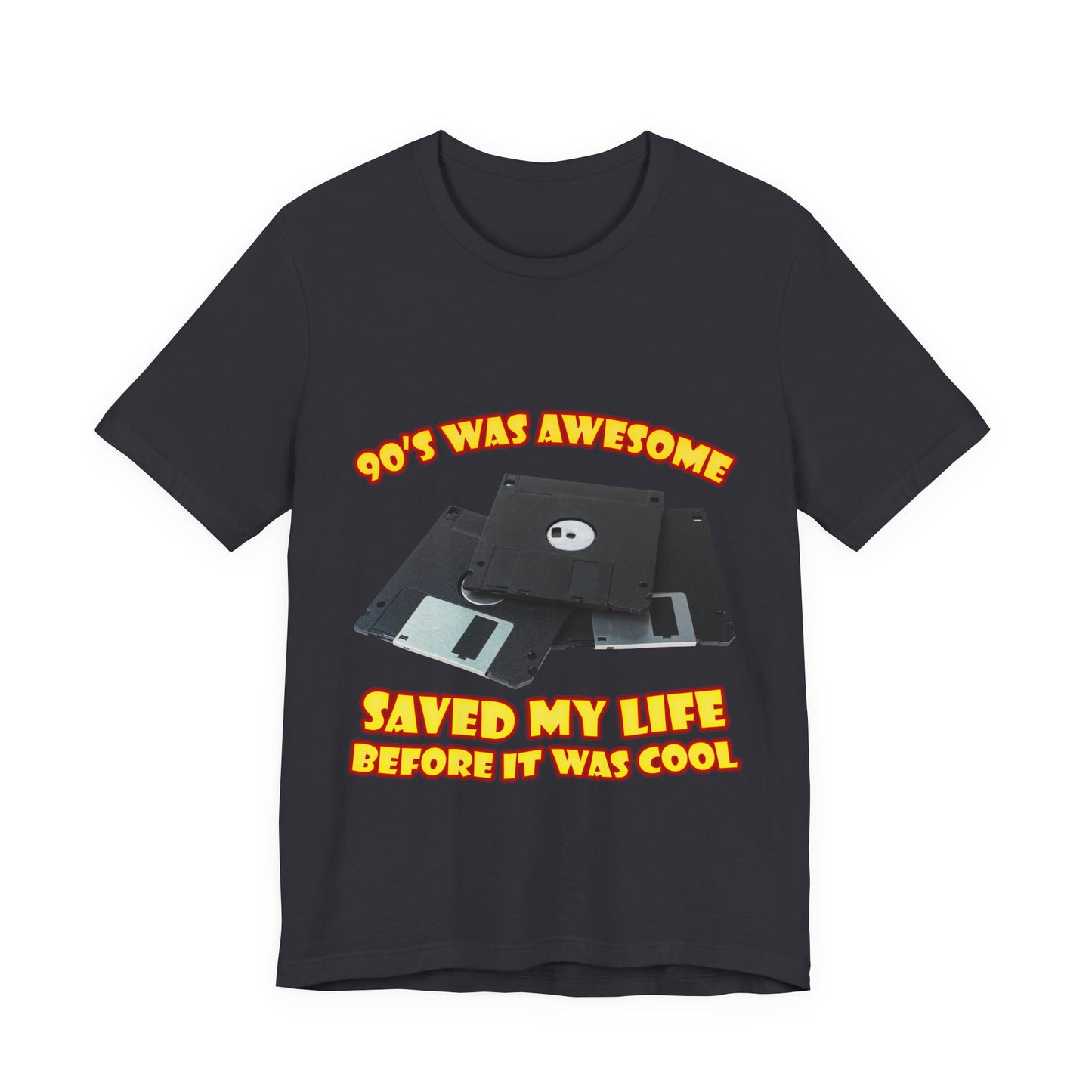 T-Shirt „Rettete mein Leben, bevor es cool war“ – Retro-Diskette