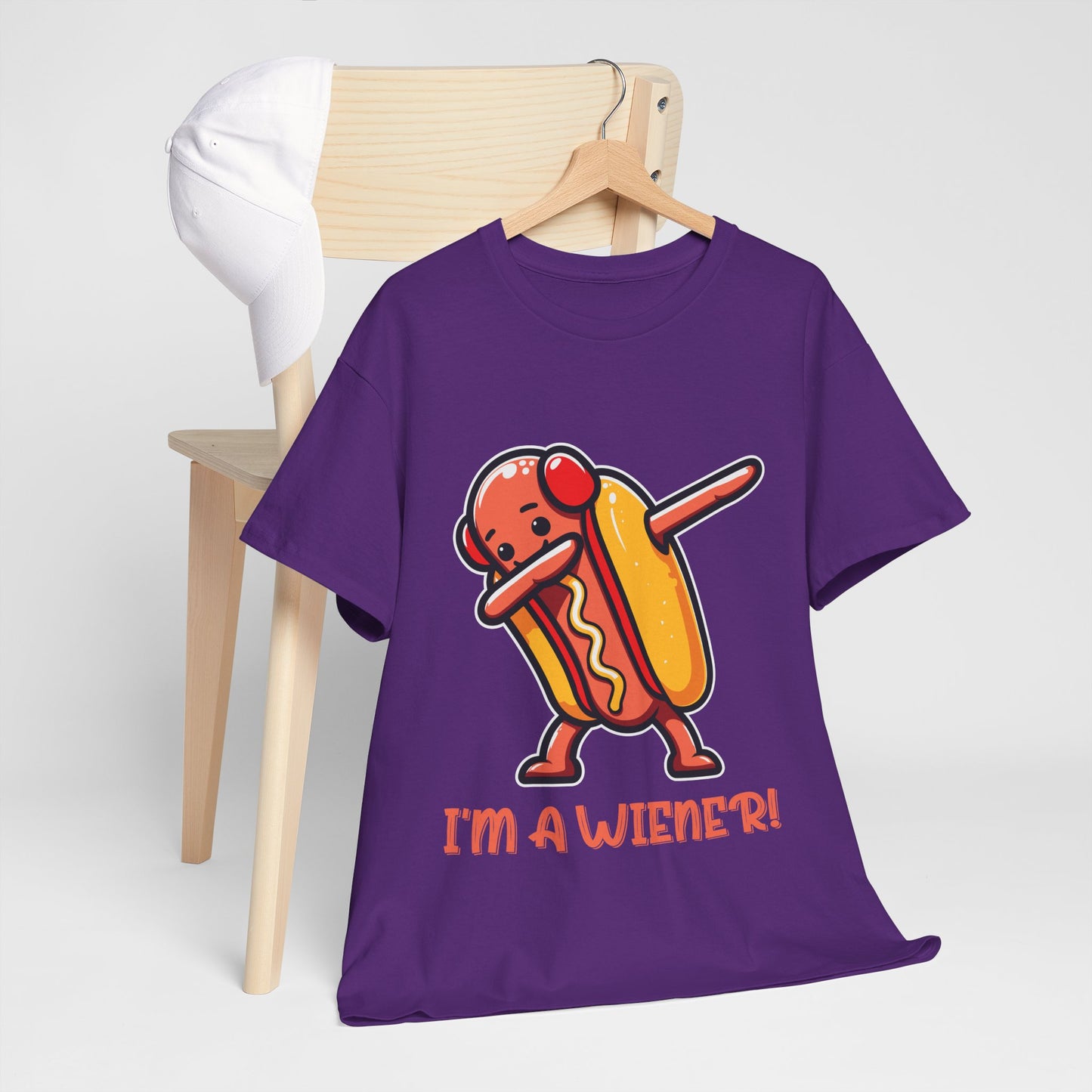 I'm a Wiener Hot Dog T-Shirt - Funny BBQ Pun Kawaii Tee