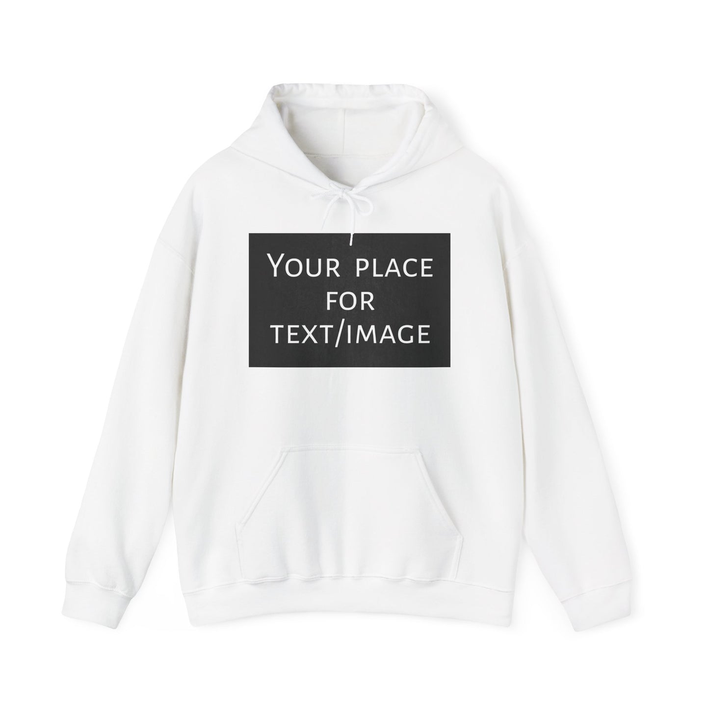 Bluza z kapturem z nadrukiem z przodu i/lub z tyłu – spersonalizowana bluza z tekstem lub obrazem, wyjątkowy prezent, spersonalizowana bluza unisex z kapturem na imprezy, logo i nie tylko