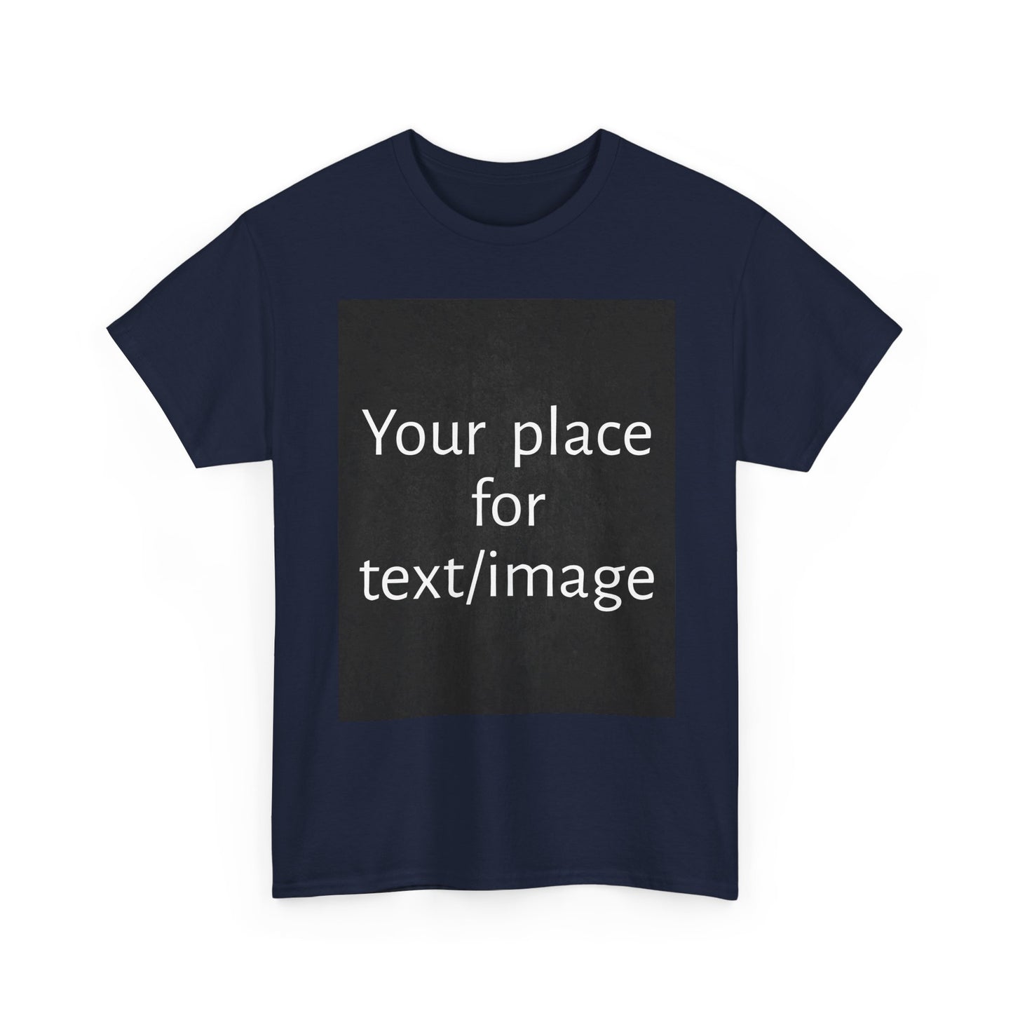 Machen Sie es zu Ihrem – Individuelles T-Shirt mit Vorder- und Rückseite | Personalisiertes T-Shirt für Fotos, Text oder Logos – Ihre Kunst, Ihr T-Shirt