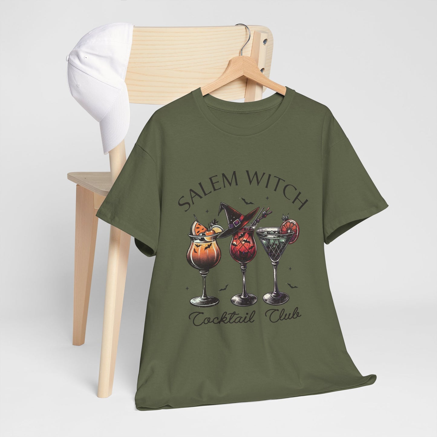 Salem Witch Cocktail Club T-Shirt - Halloween Bar Crawl Tee