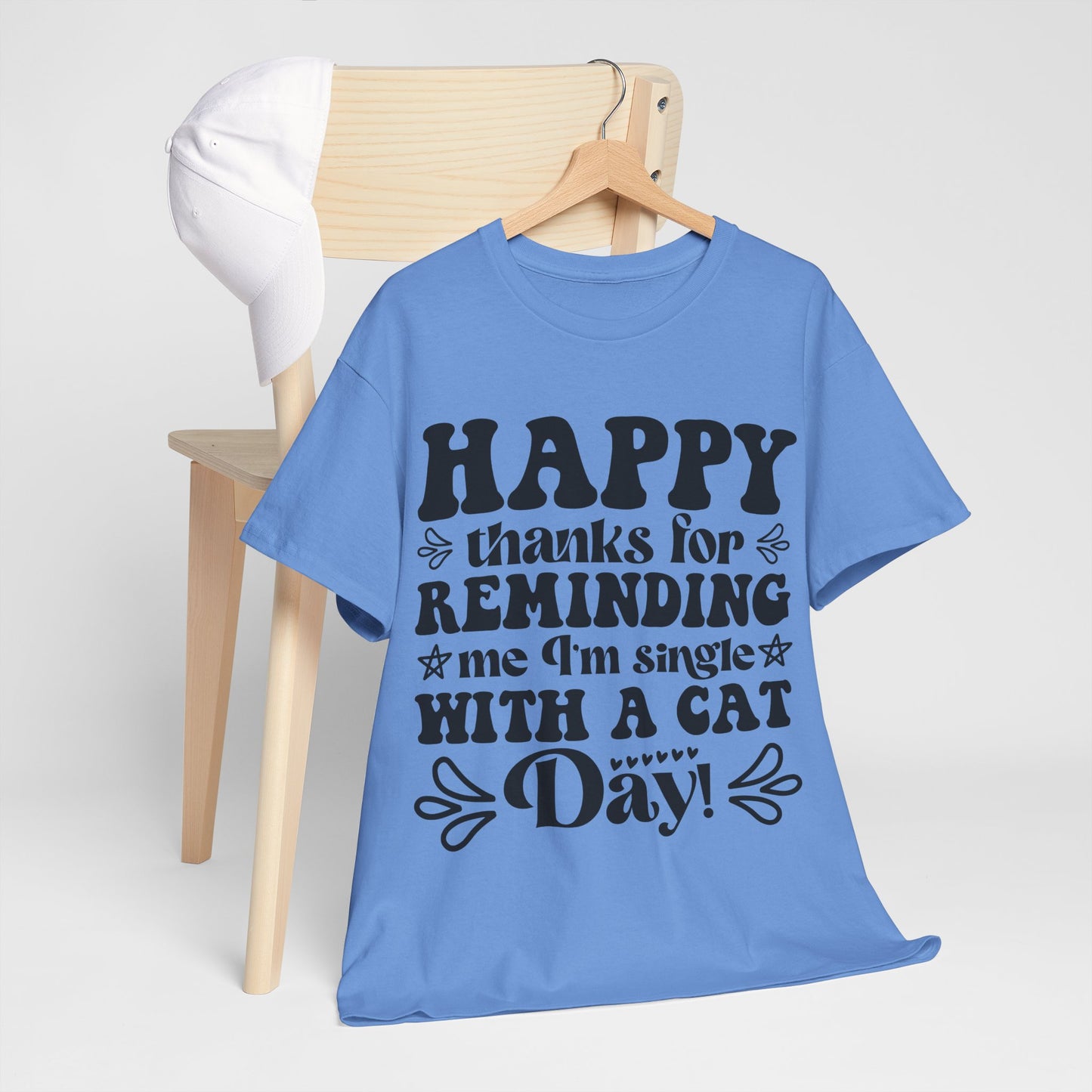 Cattitude Cat T-Shirt - Minimalist Sassy Line Art Tee