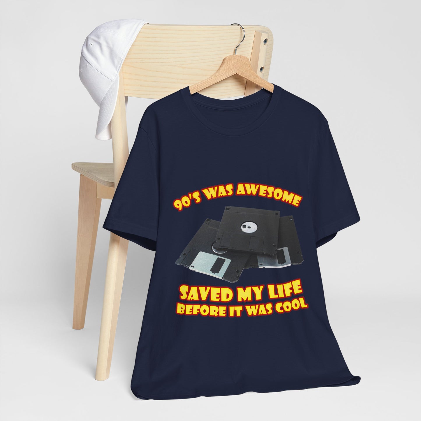 T-Shirt „Rettete mein Leben, bevor es cool war“ – Retro-Diskette