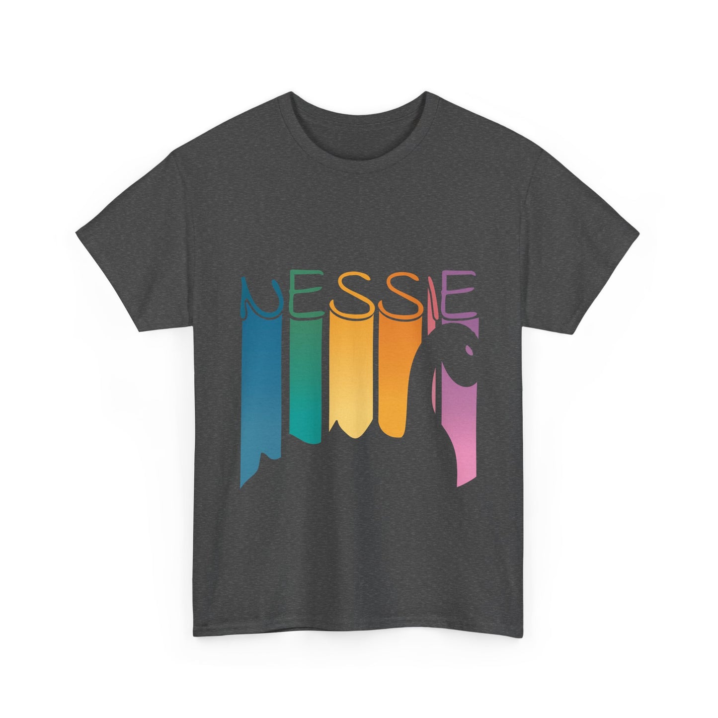 Nessie T-Shirt - Loch Ness Monster Retro Rainbow Tee