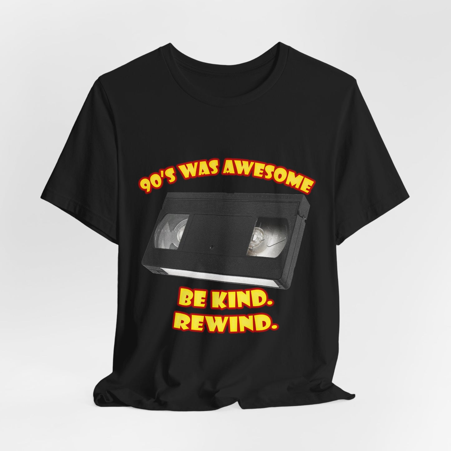 Be Kind Rewind T-Shirt - Retro VHS 90s Tee